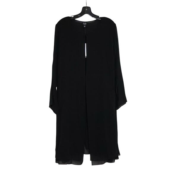 Eileen Fisher Tops - NWT Eileen Fisher Woman Silk Black Duster 2X Whimsigoth Formal Cocktail